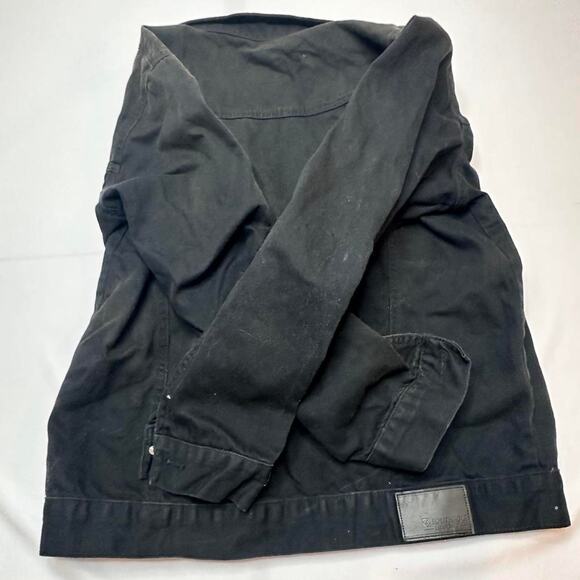 Men’s Vintage South Pole Black Size Large Denim Jacket - Picture 3 of 6